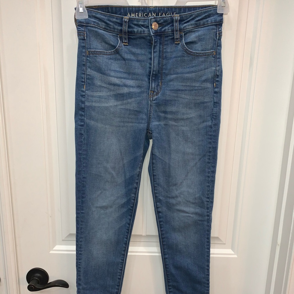 High rise american eagle jeans
